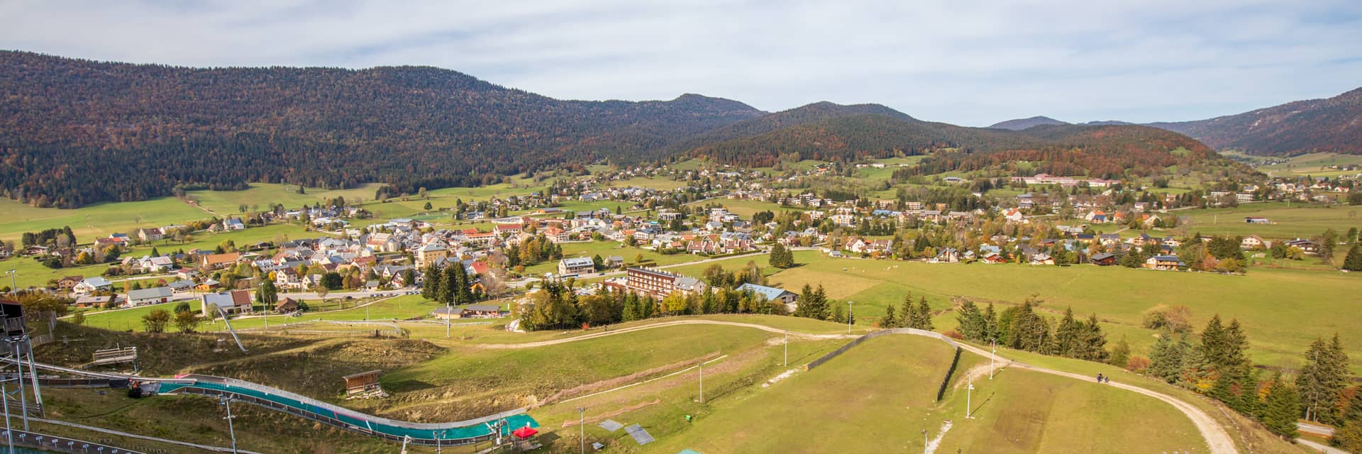 Panorama sur le village d'Autrans